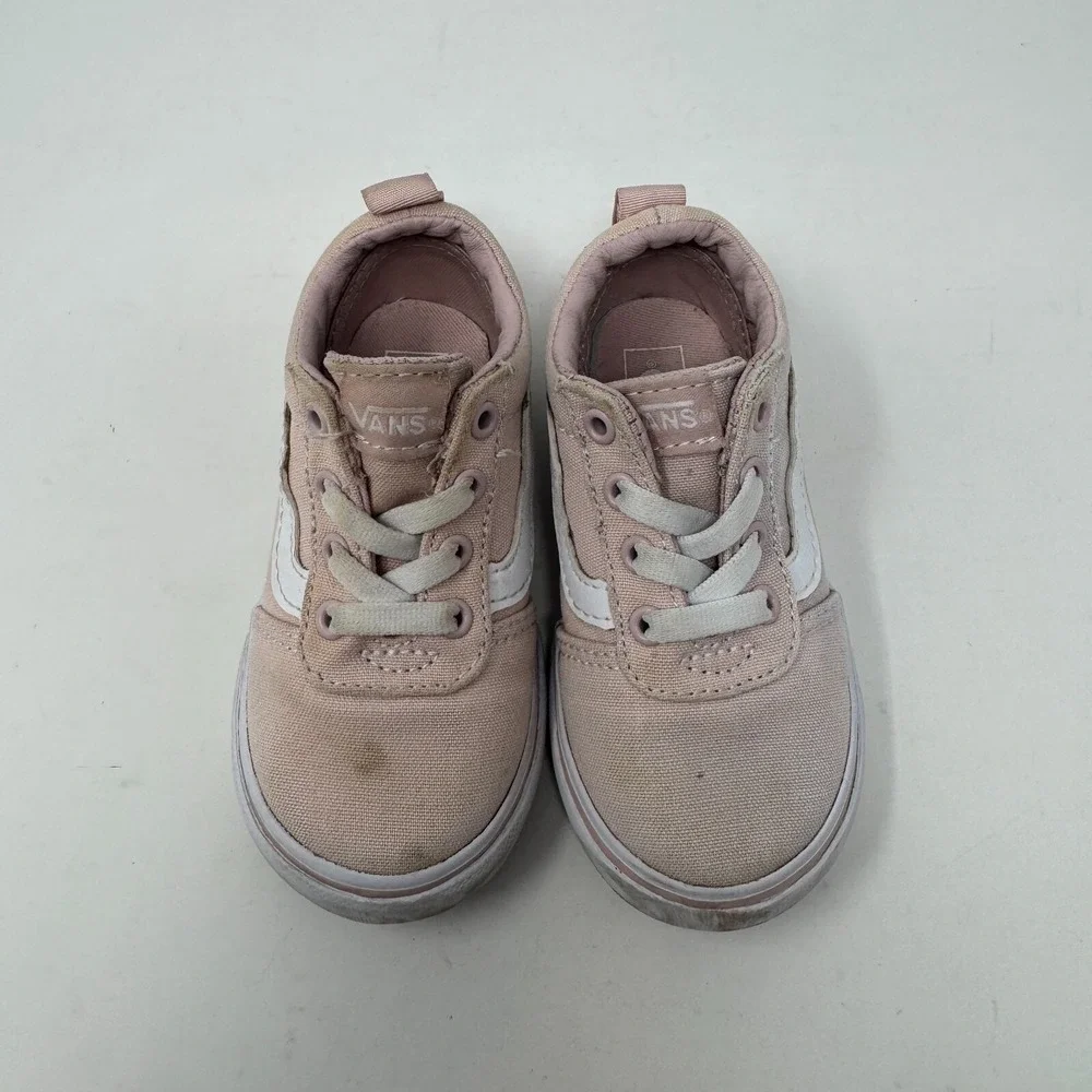 Vans Old Skool Toddler Sneakers‎ Low Top Pink Girls Toddler Size 6